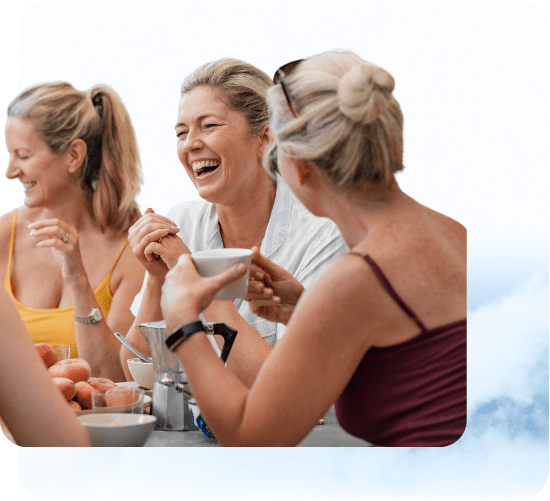 Women lauging Women lauging