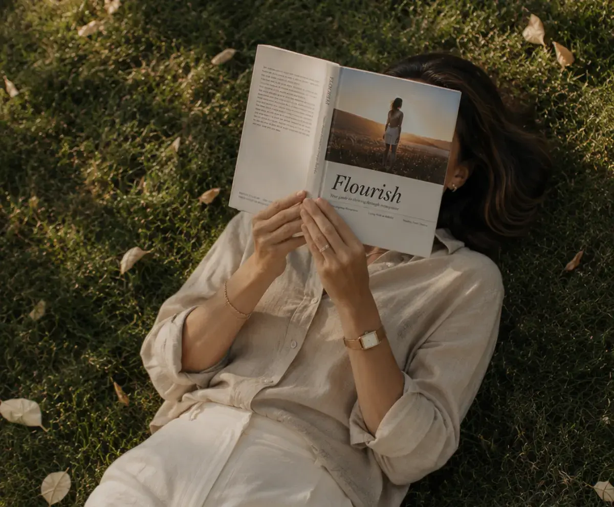 Flourish-Ebook-Woman-lying-reading