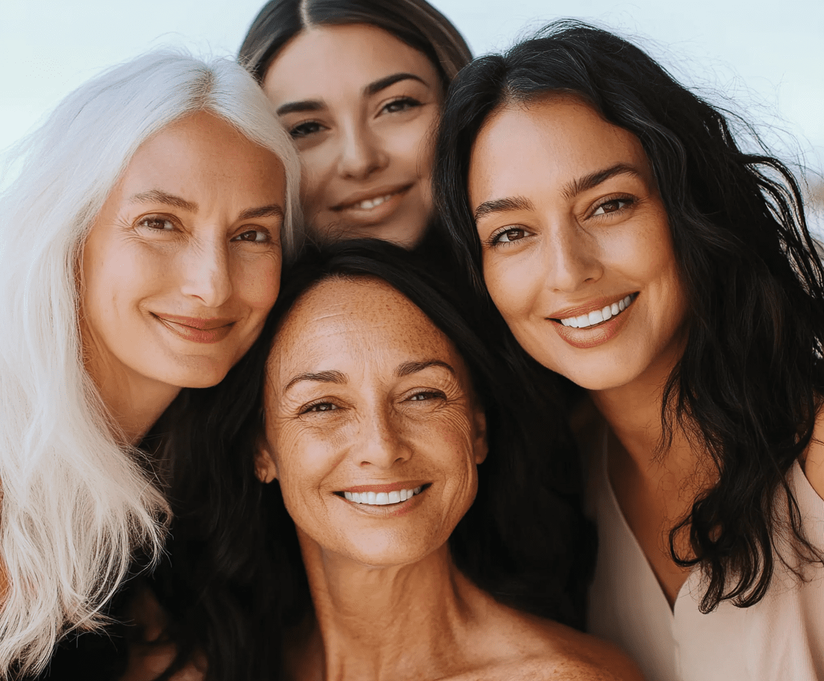 4 Women Smiling