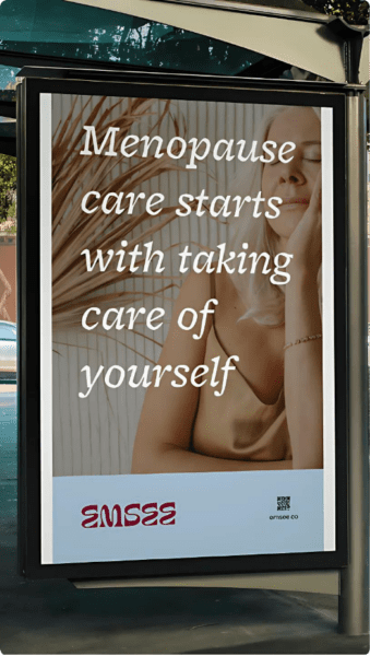 Emsee Bus Stop billboard