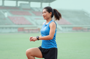 woman exercising