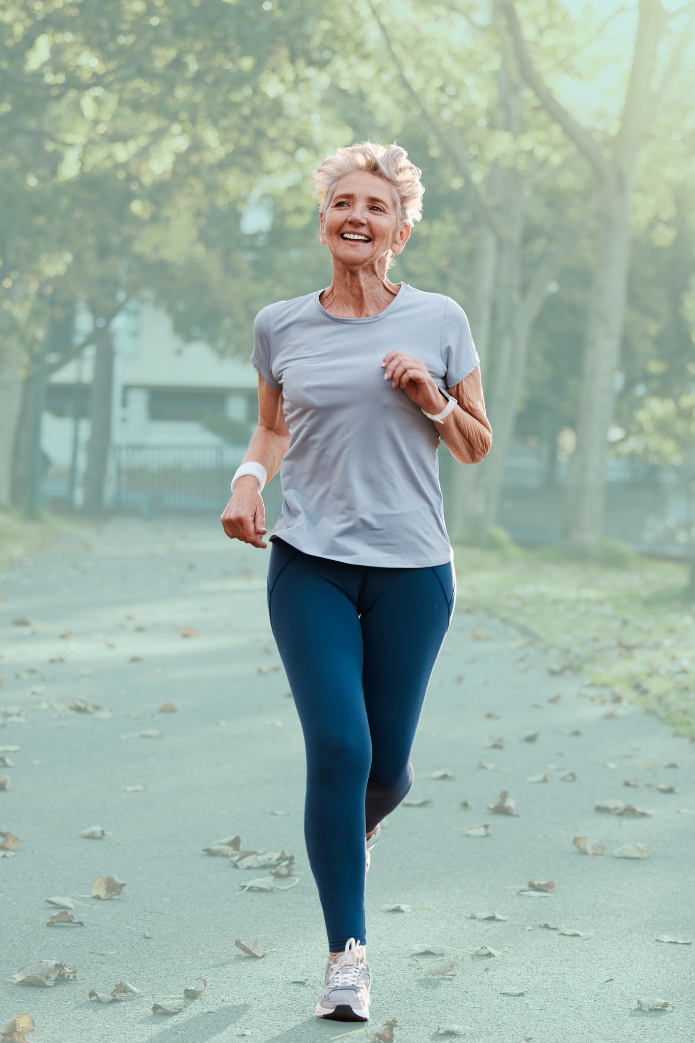 woman running